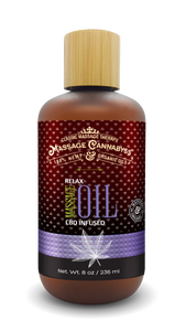 (8 oz) Professional Bottle - Relax CBD Massage Oil