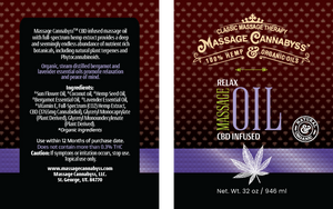 Relax - Wholesale Hemp Massage Oil