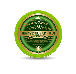 2000mg Hemp Muscle & Joint Balm